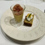 ル・ピックアシエット - アールグレイのクレームとグラニテ　オレンジおアールグレイのパウンドケーキ