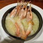 スペイン料理 アロス - えびの入った塩ダラのピルピル