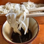 手打ち蕎麦　さとみ - さらしな(青唐辛子)