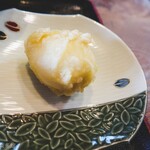 ヨコクラうどん - 半熟卵天