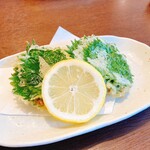 お魚亭 - 大葉フライ