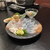 泳ぎとらふぐ活蟹料理 あじ平 曽根崎 - 