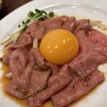 肉のすずき - 和牛ロースト　ユッケ