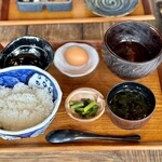 金目鯛の煮汁卵かけご飯（1,460円）