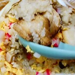 中華 味一 - 肉盛り背脂炒飯