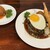 キッチンパパ - 料理写真:本日のスペシャルランチおろしハンバーグ(¥1,680)
クリームコロッケ(+¥400)
目玉焼き(+¥150)