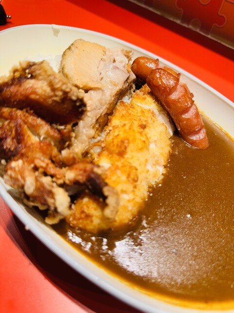 カレーラーメン！！！ ウチのカレーラーメン専門店 #はし時々スプーン - 四ツ橋/ラーメン