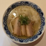 喜多方 満喜 - 塩ワンタン麺