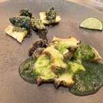 嘉門 - 活き鮑のグリル