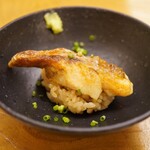 鮨おばな - ◆のどぐろ丼
      スプーンで身を思いっきりほぐして混ぜて頂きます。