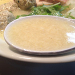 麺屋玉ぐすく - コンソメスープの玉子とじスープ