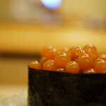 鮨おばな - おばなスペシャルの正体、それは何十トンに10kgという特別な個体のいくら。 去年のもの、さらに産地までも記憶していることに驚き。。