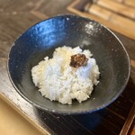 知憩軒 - 朝食①ご飯おかわりできます。醤油もろみも好き