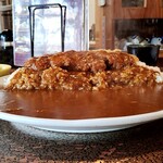 喫茶マリン - カツカレー　横から