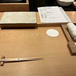 浅草壽司清 - カウンターセット