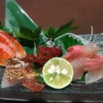 いつもの予算でワンランク上の贅沢 野饗 - 信州の刺身三点盛り