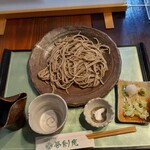 夢創庵 - 盛りそば(太うち)　900円税込