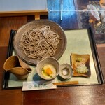 夢創庵 - つけとろそば(太うちそば)　1250円税込