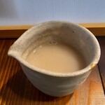 夢創庵 - そば湯