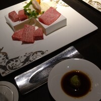 仙台牛焼肉 花牛 - 仙台牛のタレはさっぱりとわさび醤油で！