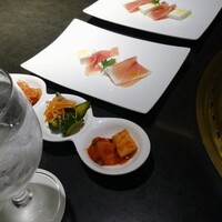 仙台牛焼肉 花牛 - 前菜はまぁ普通かな。