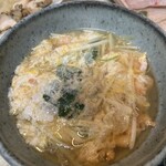 味いそ料理 庄や - 黄ニラと小エビの卵とじ