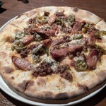 吉祥寺っ子ダイニング ペコリ - メキシカンハラペーニョピザ