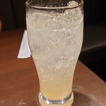 旨いもんや　和かし - あら搾りレモン ソーダ割り 500円