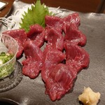 旨いもんや　和かし - 馬刺し 1,580円