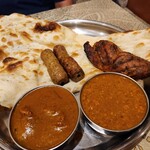 エローラ - タンドリーランチ(バターチキン・キーマカレー)