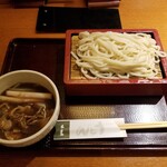 銀座 木屋 - 鴨汁つけうどん。