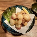 サカナキュイジーヌ・リョウ - タコの唐揚げ。これはお気に入り。