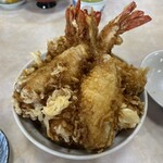 伊豆家 - 上天丼スペシャル ご飯大盛り