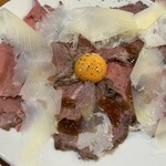 ゼンゼロ - 知多牛のカルパッチョ