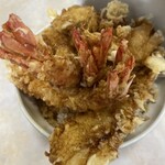 伊豆家 - 上天丼スペシャル ご飯大盛り