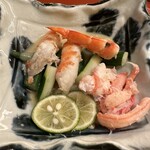 味工房 うえ川 - 海老、蟹、胡瓜の酢の物