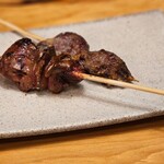 練馬 鳥長 新潟 - レバーとハツ。レバーの風味とハツのじわじわ旨味。