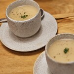 練馬 鳥長 新潟 - 箸休めの茶碗蒸し。出汁が美味い