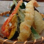 エスポワール・エビス - 天ぷら盛り合わせ