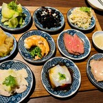 楽関記 - 前菜盛合わせ1670円✖️2