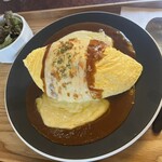 cafe En - 4種のチーズオムライス