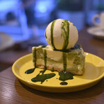 オールシーズンズコーヒー - 抹茶チーズケーキ＠税込780円