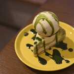 オールシーズンズコーヒー - 抹茶チーズケーキ＠税込780円