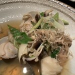 ino - 九条ネギの酒蒸し