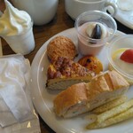 ろまん亭 スミ カフェ - 4皿目＆ソフトクリーム