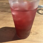 uetro - 自家製赤紫蘇のソーダ