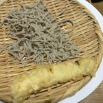 天ぷら家 - イカと蕎麦