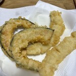 天ぷら家 - かぼちゃ、イカ天