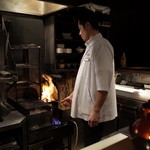 銀座 座屋 - 中野料理長 藁焼きナウ 2014.4.1X