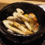 割烹さいお - 名残り鱧と松茸